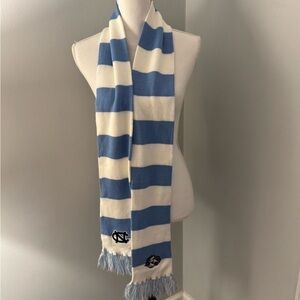 North Carolina Scarf “UNC Tarheel” Lt Blue White